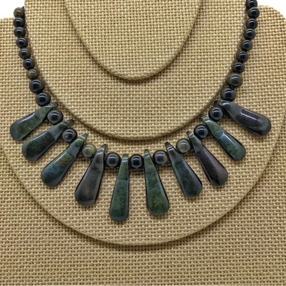 Rainbow Obsidian Necklace